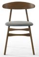 VIG Furniture Modrest Castiano 2-Piece Brown/Gray Dining Chair Set-3