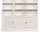 Hammary® Structures White Triple Door Bookcase-1