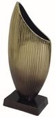 A & B Home Black/Silver Vase-2