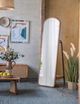 A & B Home Brown 72" Cloth Hanger Mirror-5