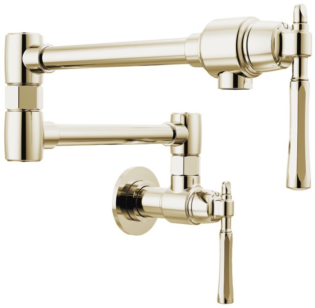 Brizo Tulham® Brilliance® Polished Nickel Wall Mount Pot Filler-0