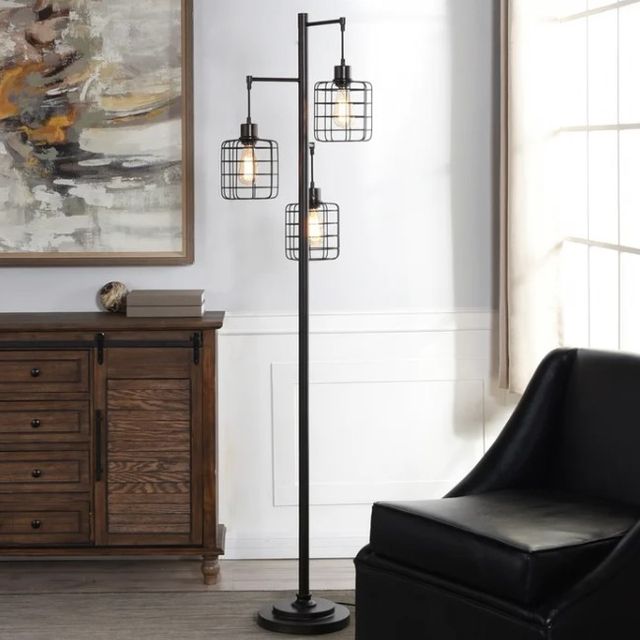 Stylecraft Madison Bronze Floor Lamp-4