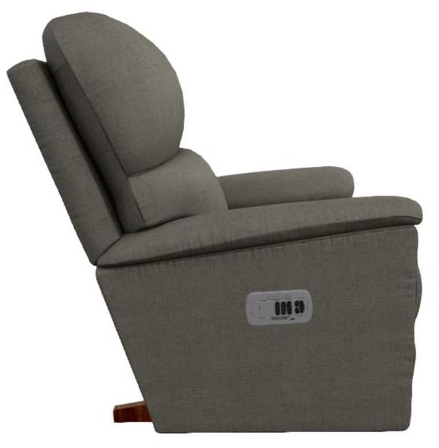La-Z-Boy® Brooks Gray Power Rocking Recliner with Headrest and Lumbar-3