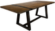 International Furniture Direct Urban Art 5-Piece Brown/Matte Black Dining Set-1