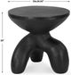 Uttermost® Veta Black Stone Indoor-Outdoor Accent Table-2