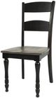 Jofran Inc. Madison County 7-Piece Vintage Black Dining Set-1