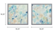 Olliix by Intelligent Design Gemstone Tiles Blue Decorative Box Set-2