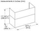 Thermador® 36" Stainless Steel Professional Wall Hood Telescoping Duct Cover Extension-1