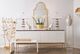 Chelsea House Waterfall White Coffee Table -4