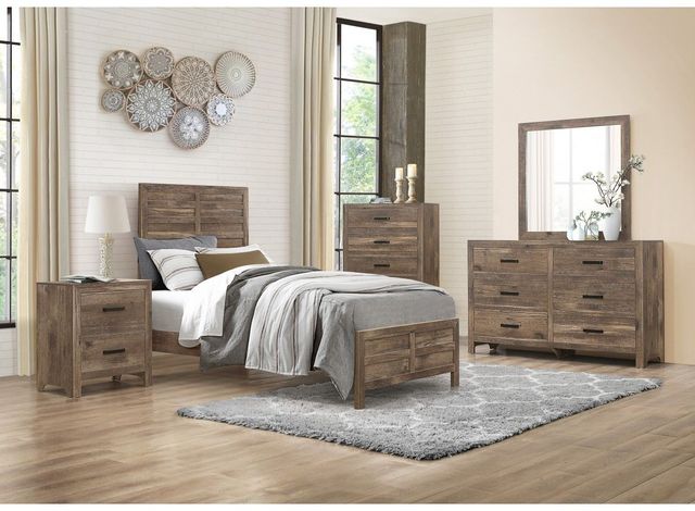 Mazin Furniture® Mandan Weathered Pine Mirror-3