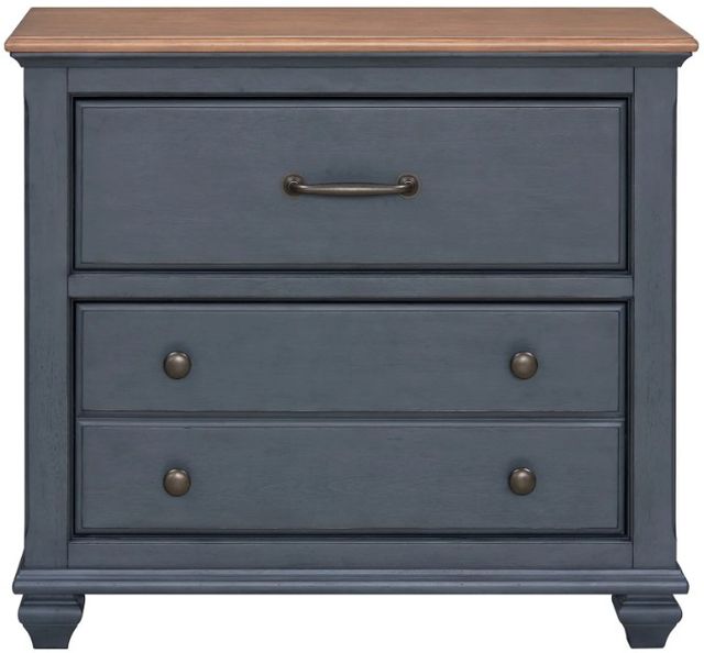 Legends Home Americana Blue/Whiskey File Drawer-3