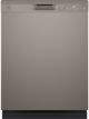 GE® 24" Finger Resistant Slate Built In Dishwasher with Sanitize Cycle and Dry Boost-0