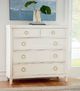 Bassett® Furniture Ventura Shell White Drawer Chest-1
