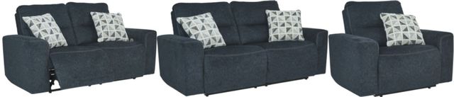 Signature Design by Ashley® Paulestein 3-Piece Denim Reclining Living Room Set-0