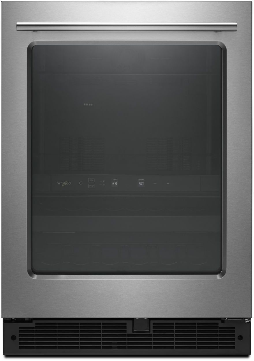 Whirlpool® 5.2 Cu. Ft. Fingerprint Resistant Stainless Steel Beverage Center