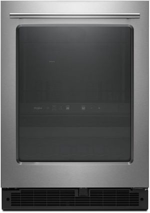 Whirlpool® 5.2 Cu. Ft. Fingerprint Resistant Stainless Steel Beverage Center