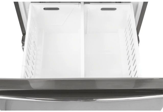 GE® 11.9 Cu. Ft. Stainless Steel Counter Depth Bottom Freezer Refrigerator-7