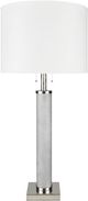 Surya Russo Medium Gray Frosted Table Lamp-0