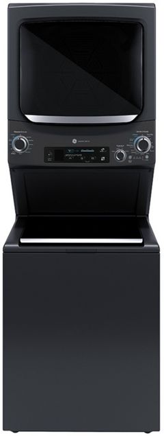 GE®  4.5 Cu. Ft. Washer / 5.9 Cu. Ft. Dryer Diamond Gray Stack Laundry