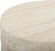 TOV Furniture Roxanne Travertine Concrete Indoor/Outdoor Side Table-4