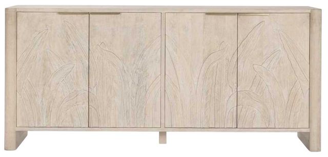 Classic Home Ledro White Wash 4-Door Cabinet-2