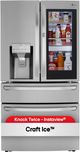 LG 36" 29.5 Cu. Ft. PrintProof™ Stainless Steel French Door Refrigerator with CraftIce™-2