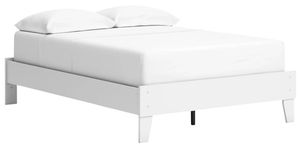 Signature Design by Ashley® Hallityn Matte White Youth Full Platform Bed