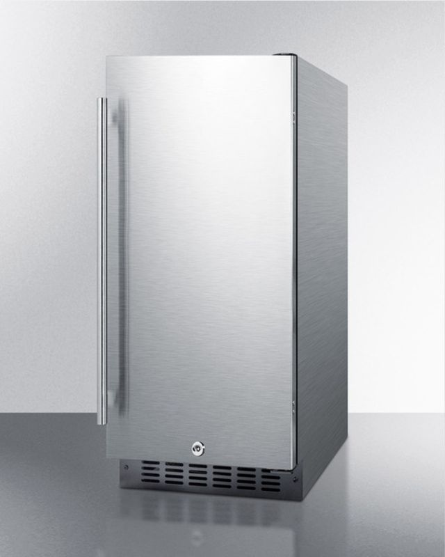 Summit® 3.0 Cu. Ft. Stainless Steel Under the Counter Refrigerator-3