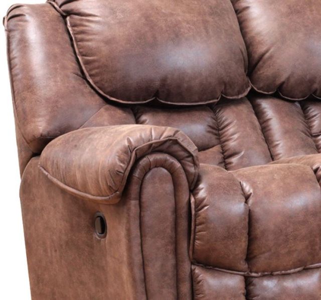 HomeStretch Del Mar Mocha Double Manual Reclining Sofa-1