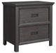 Elements International Hampton Kids Charcoal Nightstand-0