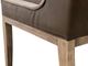 International Furniture Direct Balam Brown/Stained Brown Upholstered Dining Side Chair-4