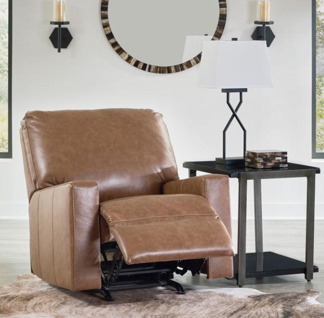 Signature Design by Ashley® Bolsena Caramel Manual Rocker Recliner-4