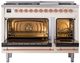 Ilve® Nostalgie II Series 48" Antique White Pro Style Dual Fuel Range-2
