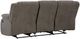 Signature Design by Ashley® First Base Gunmetal Reclining Sofa -2