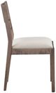 Bassett® Furniture Origins Spence Fog Dining Chair with Nomad Bone Upholstered Seat-2