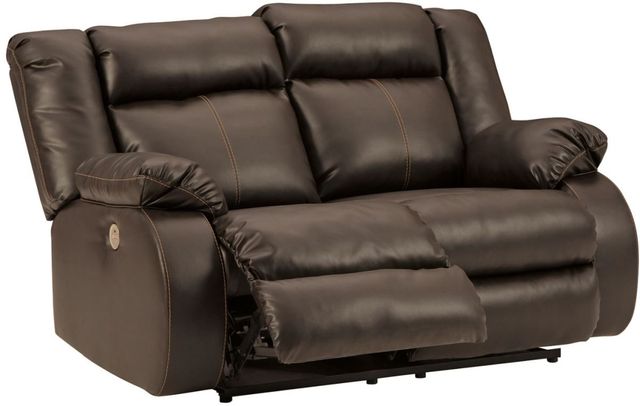 Signature Design by Ashley® Denoron 3-Piece Chocolate Power Reclining Living Room Set-2