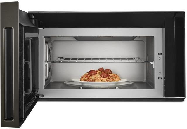 Whirlpool® 1.9 Cu. Ft. FingerPrint Resistant Black Stainless Steel Over The Range Microwave -1