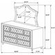 Coaster® Antonella Camel/Ivory 7-Drawer Upholstered Dresser and Mirror-3
