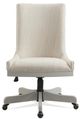 Riverside Furniture Osborne Gray/Gray Skies Upholstered Desk Chair-1