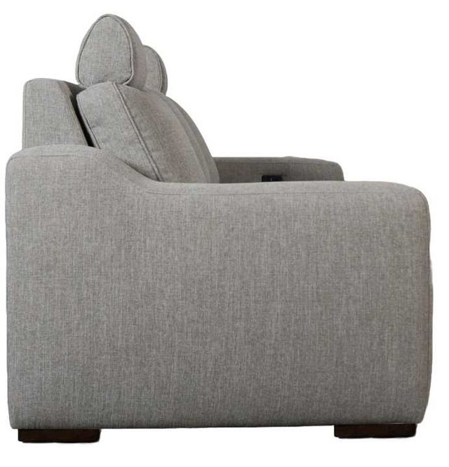 Liberty Furniture Archer Hampstead Dove Power Footrest and Zero Wall Reclining Sofa-2