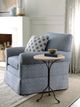 American Drew® Grand Bay Mariners Beige Accent Table with Black Base-1