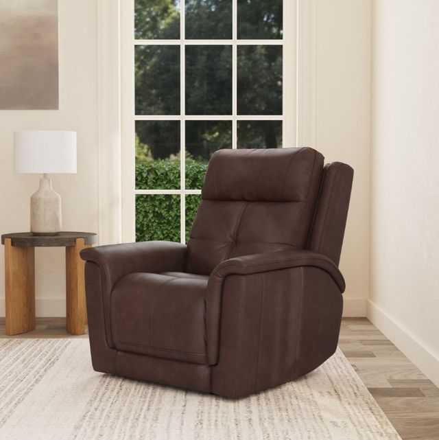 Flexsteel® Ranger Rustic Brown Leather Power Recliner-1