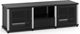 Salamander Designs® Synergy Model 236 AV Cabinet-Black/Aluminum-0