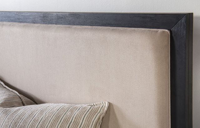 Clearance Legacy Classic Westwood Charred Oak Brown Upholstered Queen Bed-3