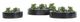 CabanaCoast® Customizable York Low Aluminum 20" Large Outdoor Round Planter-2