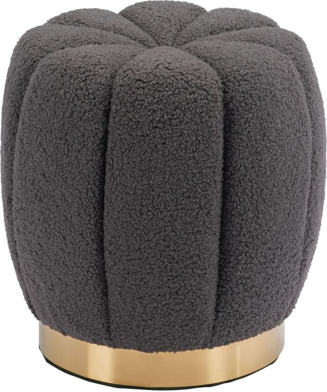 Zuo® Modern Napa Dark Gray Ottoman-1