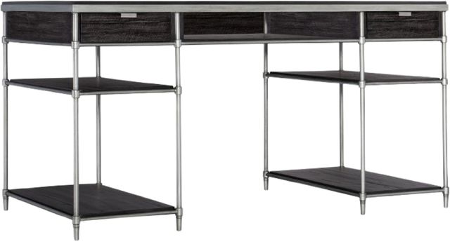 Hooker® Furniture Saint Armand Black/Pewter Writing Desk-0