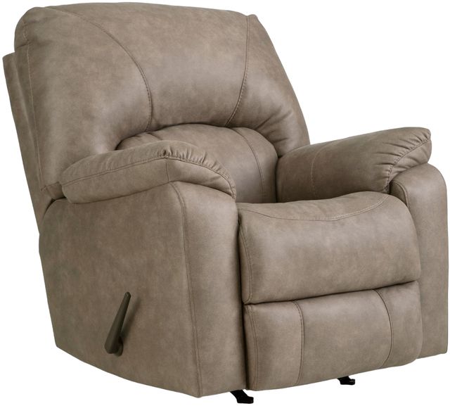 HomeStretch Sapphire Beige Manual Recliner Chair-0