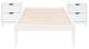Powell® Portix 3-Piece White Twin Simple Bedroom Set-0