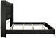 New Classic® Home Furnishings Huxley Black California King Upholstered Panel Bed-2